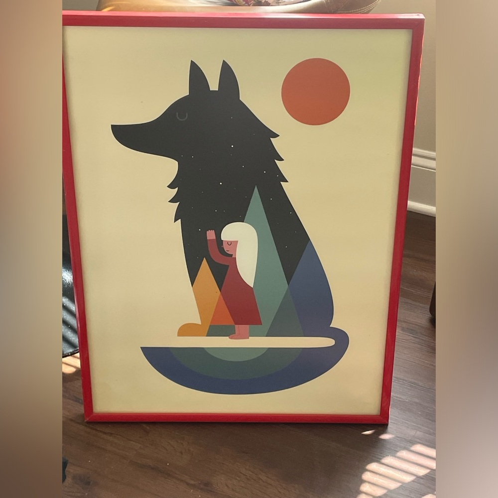 Andy Westface Framed Art Print titled “Friends”